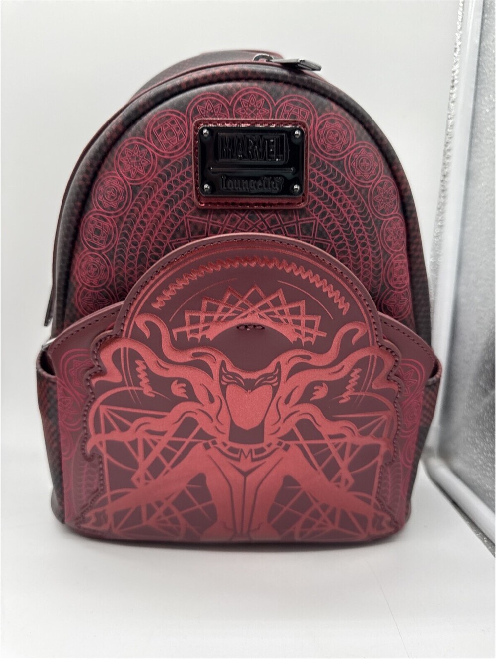 Loungefly Marvel Scarlet Witch Wanda Maximoff Metallic Silhouette Mini Backpack